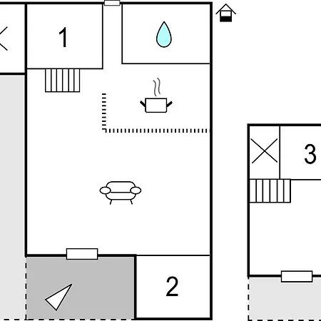 3 Bedroom Cozy In 펜션 *